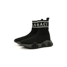 Текстильные кроссовки Versace