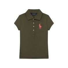 Поло Polo Ralph Lauren Хлопковое поло Polo Ralph Lauren