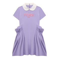 Платье из вискозы Fendi