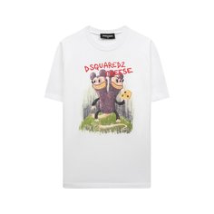 Хлопковая футболка Dsquared2