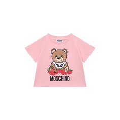 Хлопковая футболка Moschino