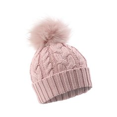 Шерстяная шапка с меховым помпоном Catya