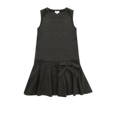 Мини-платье джерси с оборкой и бантом Aletta