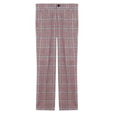 Брюки из хлопка и льна Aletta