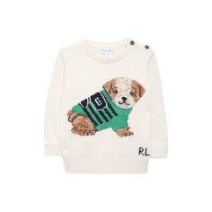 Хлопковый пуловер Polo Ralph Lauren