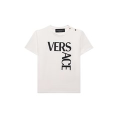 Хлопковая футболка Versace