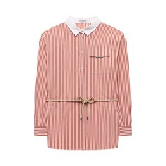 Хлопковая блузка Brunello Cucinelli