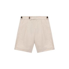 Шорты из льна и хлопка Brunello Cucinelli