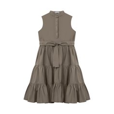 Хлопковое платье Brunello Cucinelli