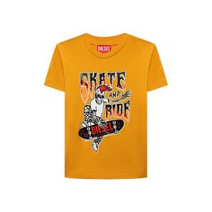 Хлопковая футболка Diesel