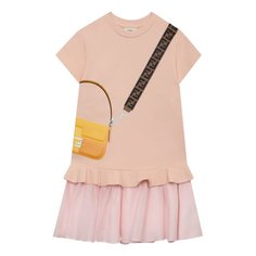 Хлопковое платье Fendi
