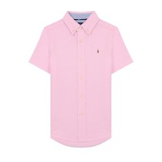 Хлопковая рубашка с воротником button down Polo Ralph Lauren