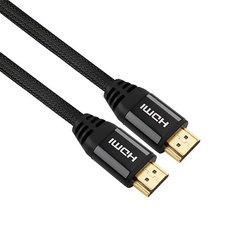 Кабель Mobiledata HDMI-HDMI V.2.1 8К, HDR в нейлоновой оплетке, 3.0 м HDMI / HDMI, 3м, черный