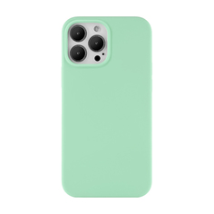 Чехол-накладка uBear Touch Mag Сase для iPhone 13 Pro Max, силикон, светло-зеленый