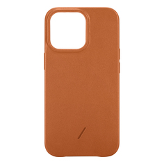 Чехол-накладка Native Union Clic Classic для iPhone 13 Pro Max, кожа, коричневый