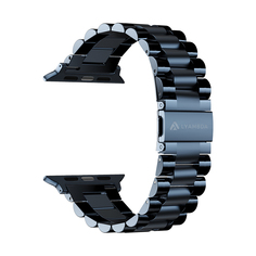 Ремешок Lyambda KEID для Apple Watch 45mm, Нержавеющая сталь, синий