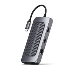Адаптер мультипортовый Satechi Multiport MX Adapter 10 в 1, серый космос