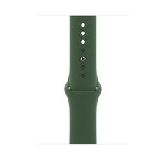Ремешок Apple cпортивный для Apple Watch 45mm, Фторэластомер, зеленый клевер