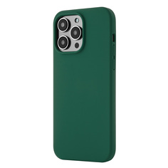 Чехол-накладка uBear Touch Mag Case для iPhone 14 Pro Max, силикон, зеленый