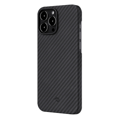 Чехол-накладка Pitaka MagEZ Case 2 для iPhone 13 Pro, арамид (кевлар), черный/серый