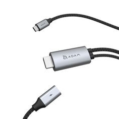 Кабель Adam Elements USB-C / HDMI, 1,8м, серый
