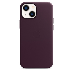 Чехол-накладка Apple MagSafe для iPhone 13 mini, кожа, темная вишня