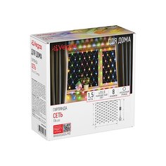 Электрогирлянда Сеть, 176 разноцветных LED ламп Vegas