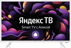 Телевизор BBK LED 31.5" 32LEX-7288/TS2C Яндекс.ТВ белый