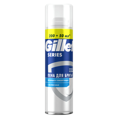 Пена для бритья Gillette Series Conditioning, питающая и тонизирующая, мужская, 250 мл