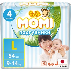 Подгузники Momi 9-14 кг 54 шт