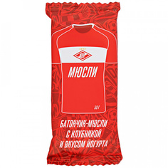 Батончик-мюсли РостАгроЭкспорт Спартак с клубникой и вкусом йогурта, 50 г