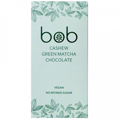 Шоколад на кешью bob с зелёным чаем матча, 50 г