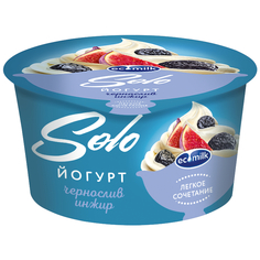Йогурт Экомилк Solo Чернослив-инжир 4,2%, 130 г