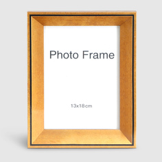 Фоторамка Intco золото 13х18 см