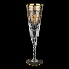 Бокал для шампанского Timon P/70F Plat/Gold 6 шт