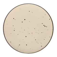 Тарелка Top Art Studio coupe Коттедж браун 28 см Топ арт студио