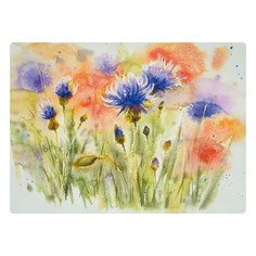 Подставки Top Art Studio Васильковое очарование 40х29 см 4 шт Топ арт студио