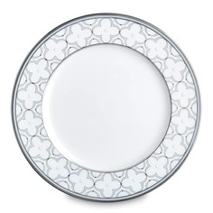 Тарелка обеденная Noritake Трефолио. платиновый кант 28 см