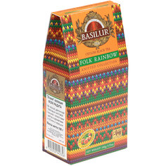 Чай черный Basilur Вязаная коллекция фолк радуга 100 г