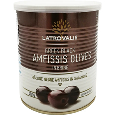 Оливки Latrovalis Амфиссис с косточкой 810 г