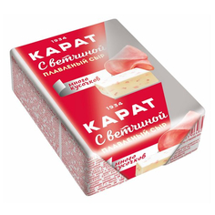 Сыр плавленый Карат с ветчиной 45%, 90 г Карат.