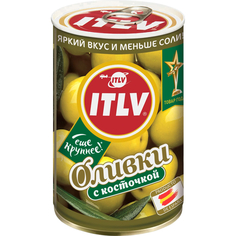 Оливки ITLV с косточкой, 314 мл