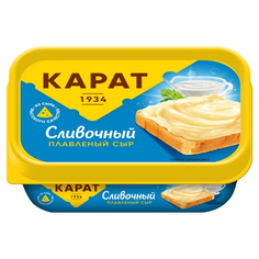 Сыр плавленый Карат сливочный 45%, 200 г Карат.