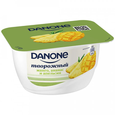 Творожок Danonee с манго ананасом и апельсином 3.6%, 130 г