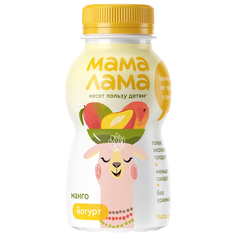 Йогурт питьевой Мама Лама Манго 2.5%, 200 г