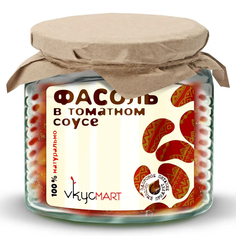 Фасоль Vkycmart в томатном соусе 420 г