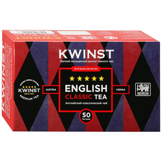 Чай черный Kwinst Английский Классический 50 пакетиков Квинст