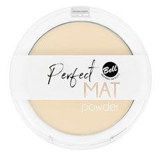 Пудры BELL Пудра компактная для лица PERFECT MAT POWDER фиксирующая, матирующая