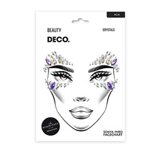 Набор средств для тела DECO. Кристаллы для лица и тела FACE CRYSTALS by Miami tattoos (Acai)