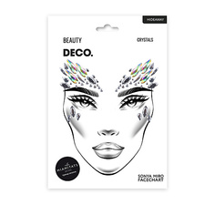 Набор средств для тела DECO. Кристаллы для лица и тела FACE CRYSTALS by Miami tattoos (Hideway)